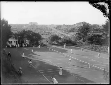 Image: Tennis courts, Christchurch