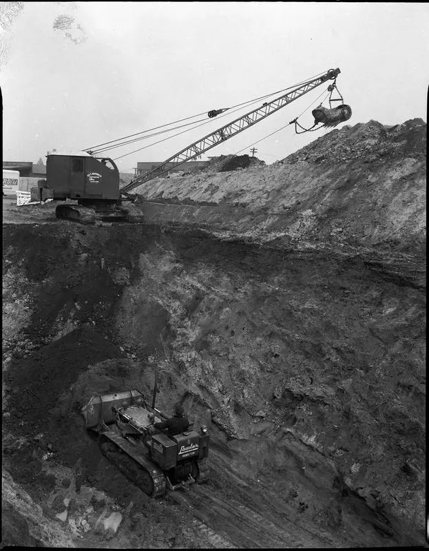 Lowering the railway line