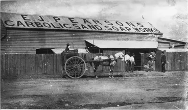 Image: E J Pearson's carbolic sand soap works