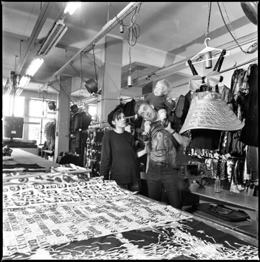 Image: Virus Screenprinters, Karangahape Road, 1990