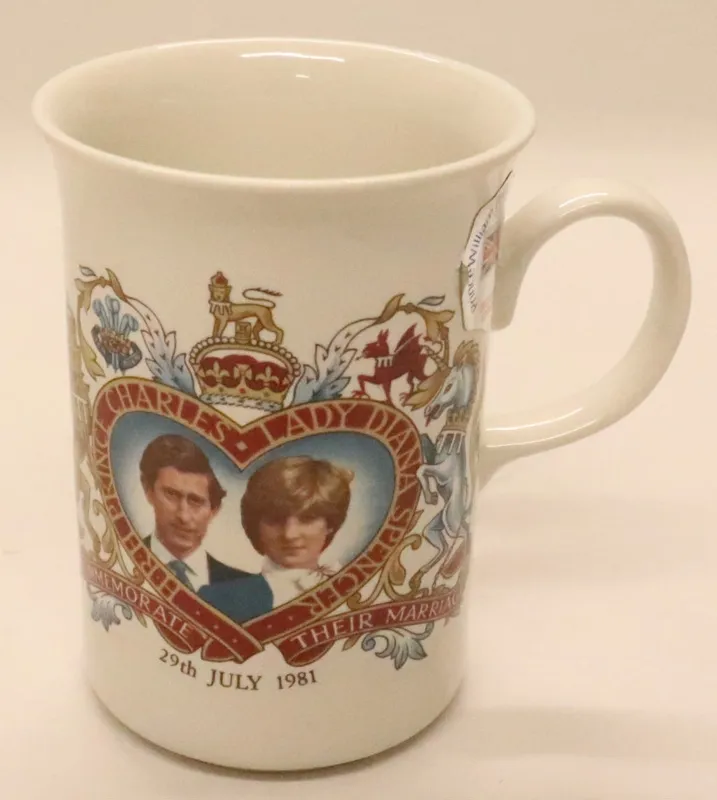 Mug - Commemorating the Royal Marriage of H.R.H. Prince Charles and Lady Diana Spencer
