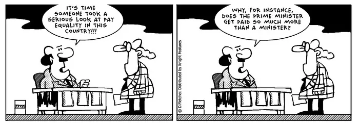 Fletcher, David 1952- :"It's time someone took a serious look at pay equality in this country!!!" The Politician. 21 May 2013