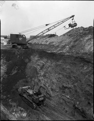 Image: Lowering the railway line