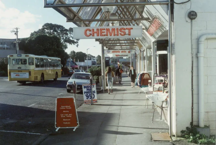Intersection of Anzac and Hurstmere Roads.