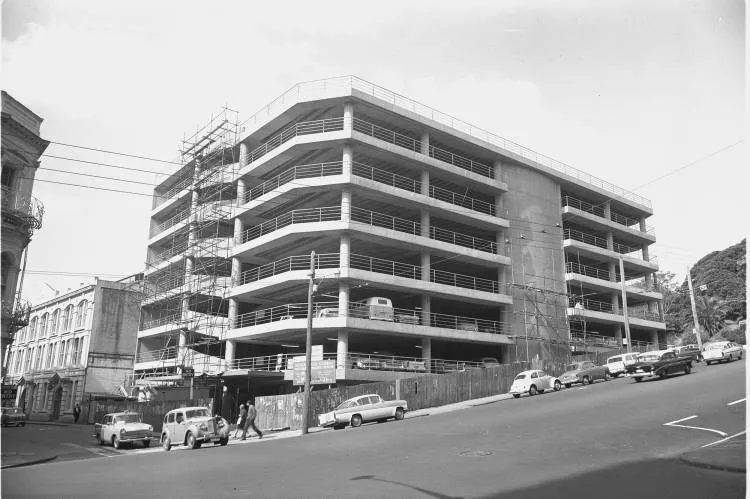 Victoria Street car park, 1963