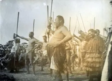 Image: "A Maori Haka" : Photograph