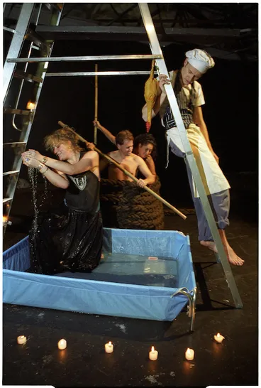 Image: Students at New Zealand Drama School