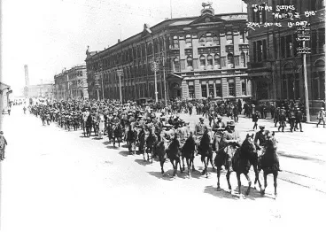 Special Constables from Horowhenua, Wellington, 1913 Image: Special Constables from Horowhenua, Wellington, 1913