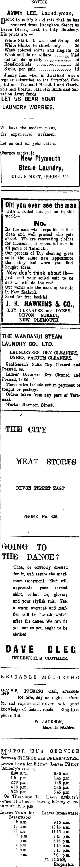 Page 7 Advertisements Column 5 (Taranaki Daily News 12-11-1915)