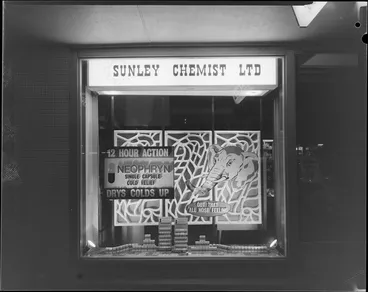 Image: Shot of Sunley Chemist Window