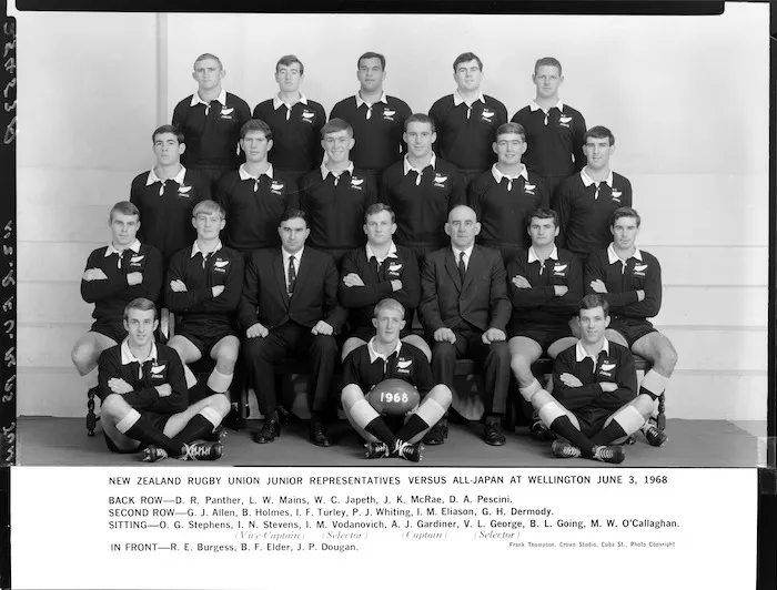 NZRU Juniors team photo