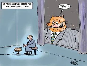 Image: Hawkey, Allan Charles, 1941- :[Big earners]. 23 April 2013