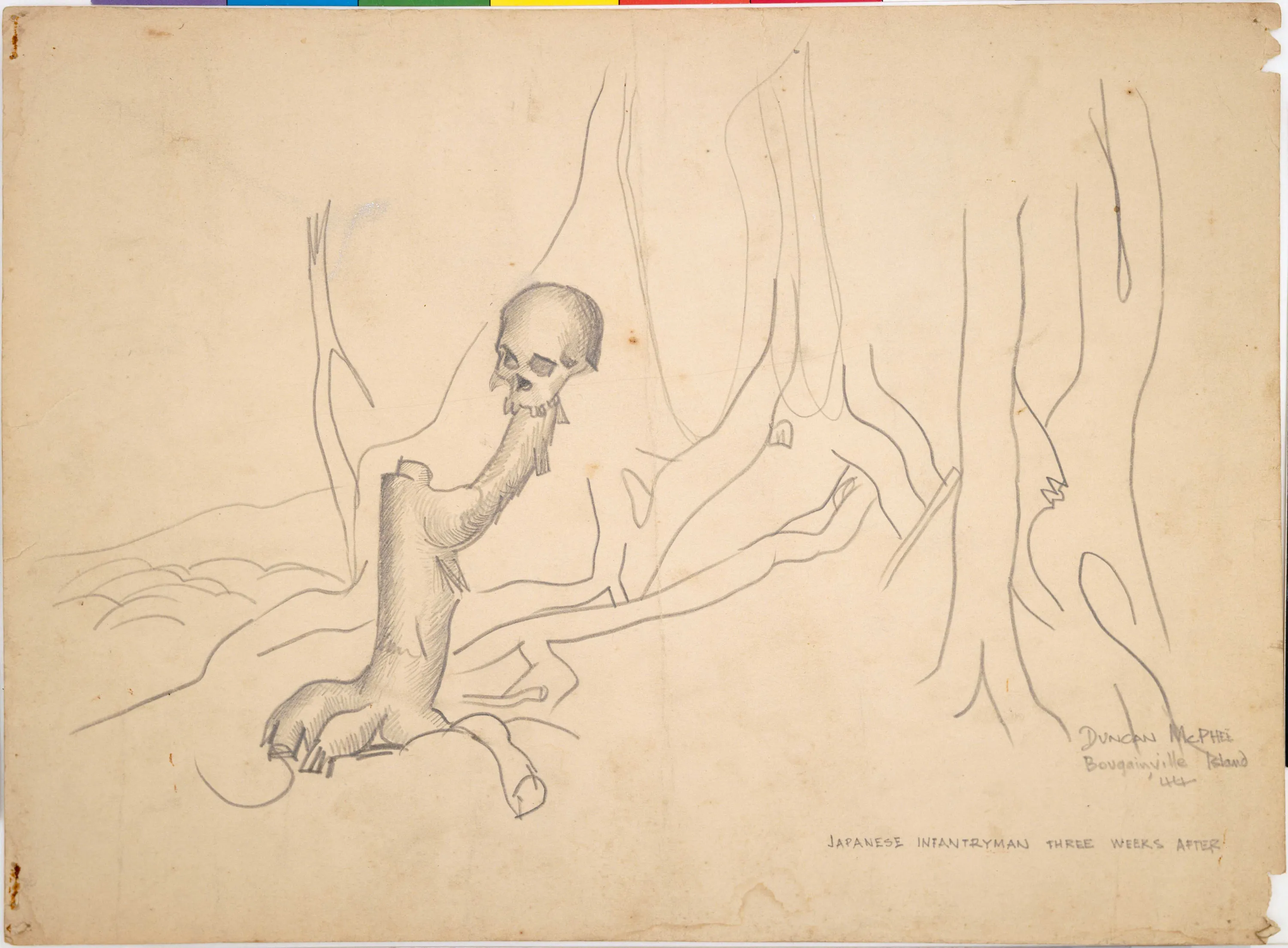 Japanese infantryman three weeks after