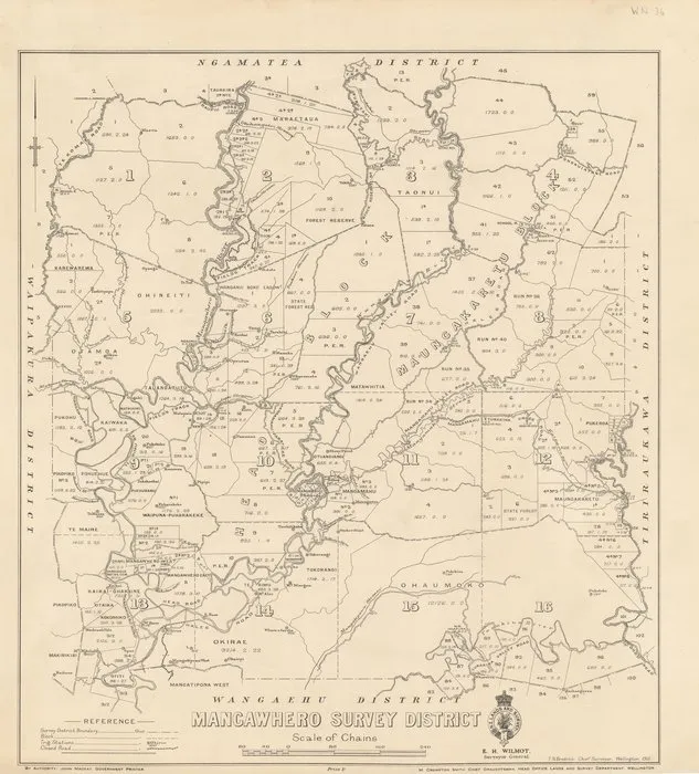 Mangawhero Survey District [electronic resource].