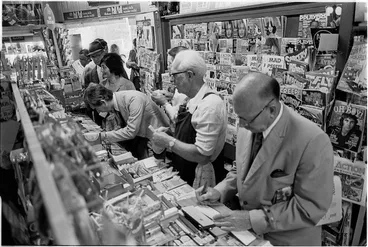 Image: Queue of people buying lottery tickets - Photograph taken by Jack Short
