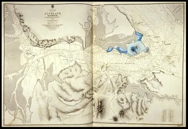 Image: Chart of Waitematā Harbour, 1848-1855