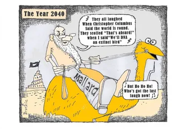 Image: Brockie, Robert Ellison, 1932- :The Year 2040. 7 July 2014