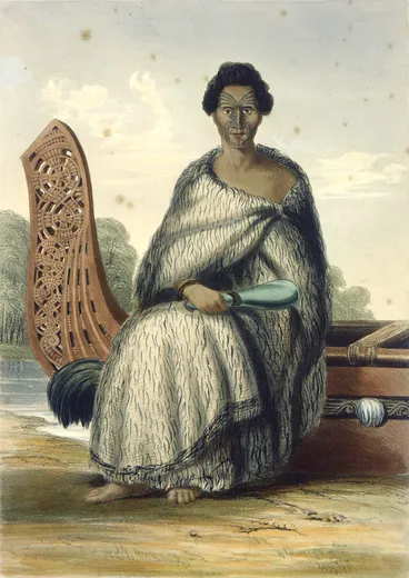 Image: Heaphy, Charles 1820-1881 :Hiko, the son of Te Pehi Kupe (Tupai Cupa). Drawn by Charles Heaphy Esq.re. Day & Haghe. London, Smith, Elder [1845]