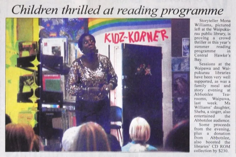 Newspaper Article 1998 – Children thrilled at reading programme (The Hawke's Bay Herald-Tribune)