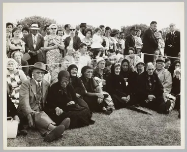 Image: Royal Visit to Waitangi - Queen Elizabeth and Prince Philip
