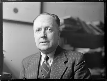 Image: Mr Annand, Secretary, Wellington Aero Club