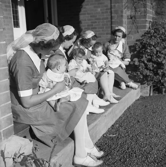 "Mothering time" at Karitane Hospital, Christchurch