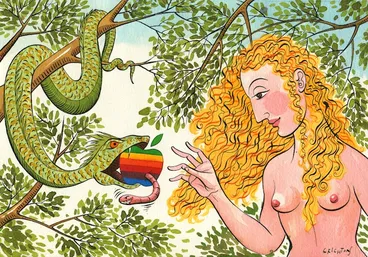 Image: [Forbidden Fruit. Apple Computers]. May 2010