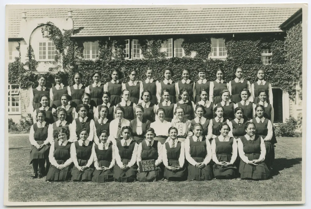 Turakina Maori Girls' College class photograph, 1939