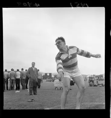 Image: Athlete at Laykold Cup meeting, Petone