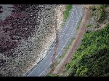 Earthquake damage in the Kaikoura area Image: Earthquake damage in the Kaikoura area