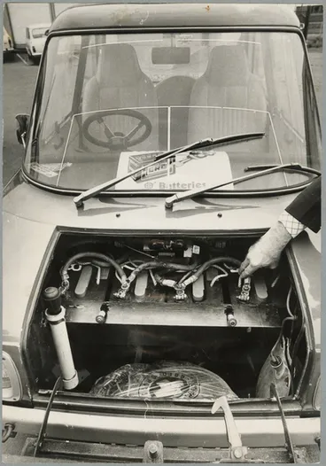 Image: Battery powered Enfield car