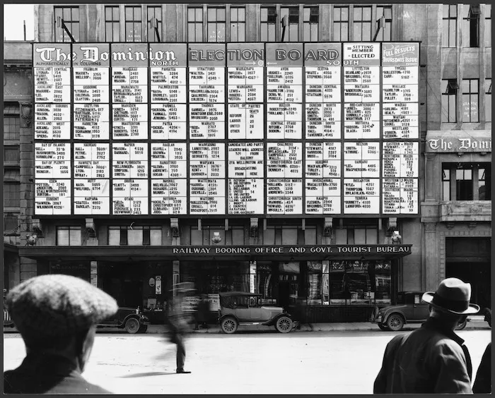 Unknown photographer :The Dominion election board