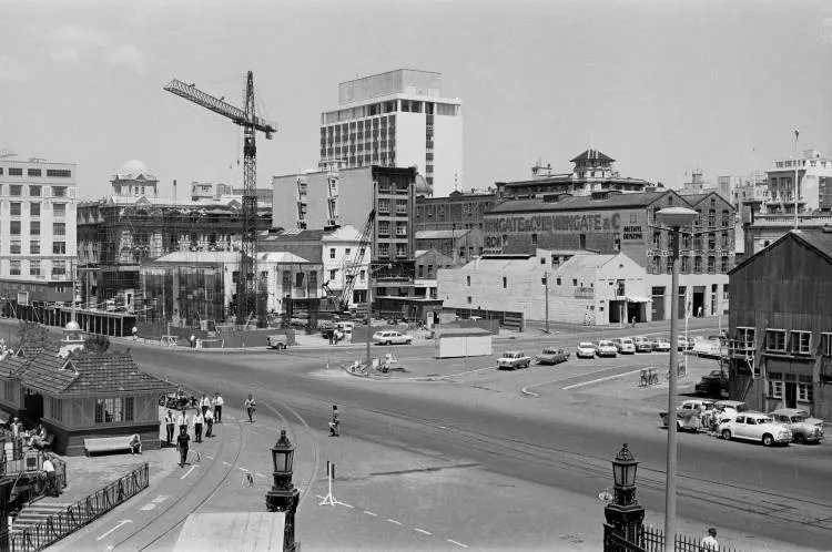 Auckland waterfront redevelopment, 1970
