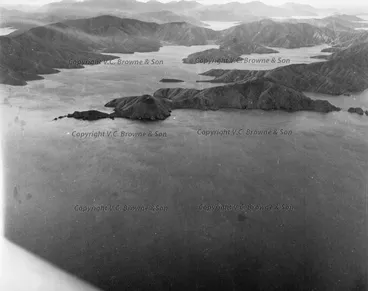 Image: Looking North over Port Underwood. Robertson Po... (Gra1-42/36)