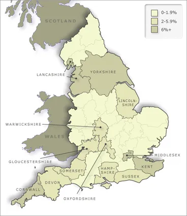 Image: Origins of 1870s settlers