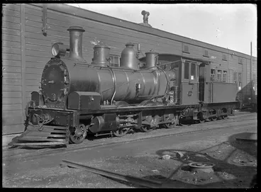 Image: J class steam locomotive, NZR 118, 2-6-0 type.