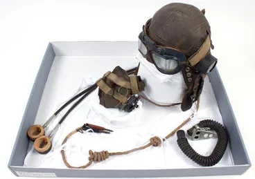 Image: helmet, flying