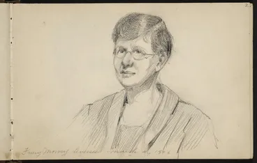 Image: Hill Mabel, 1872-1956 :Fanny Mo[....] Levers[ee]. March 4 1926.