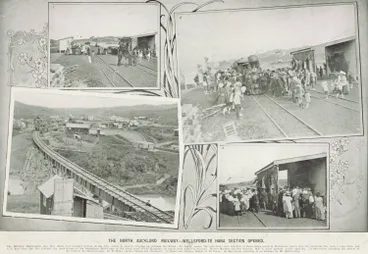 Image: The North Auckland Railway - Wellsford-Te Hana section opened