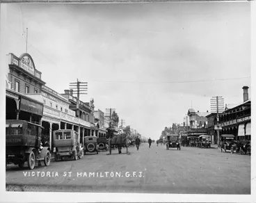 Image: "Victoria Street Hamilton."