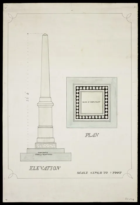 [T G Hoar & Sons] :[Featherston War Memorial. ca 1920]