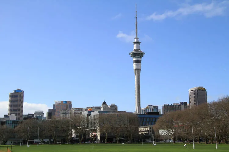 Victoria Park and Sky Tower, Auckland Central, 2010