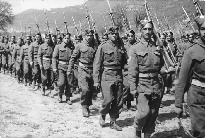 Maori Battalion, Volturno Valley area, Italy
