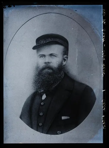 Glass Plate Negative: Man (copy) Image: Glass Plate Negative: Man (copy)