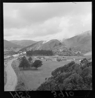 Image: Taita College, Lower Hutt, Wellington Region, including grounds and buildings and Eastern Hutt Road