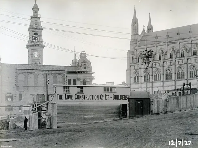 Onsite Offices for Love Construction Co Ltd Builders - Dunedin Town Hall