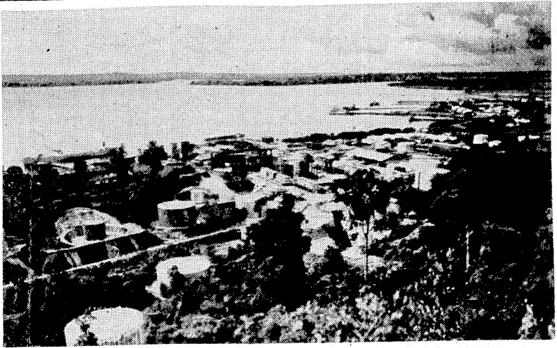 Balik Papon, situated on theeast coast of Borneo, where troops of the Australian 7th Division have secured a firm beach-head. This area was a major source of fuel and aviation petrol for the Japanese, ! and before the war had a population of 26,000, of which only 800 ivere Europeans. (Evening Post, 03 July 1945)