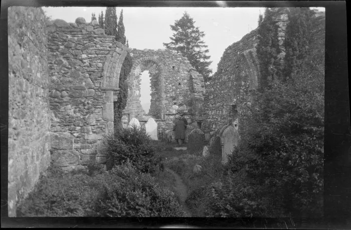 Ruins of old church and cemetery, Ireland