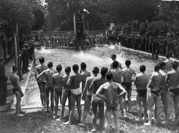 Image: Swimming sports day at Christ's College in Christchurch