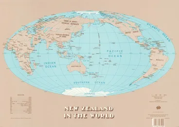 Image: New Zealand in the world.